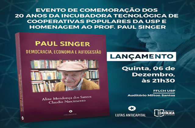 20 anos da Incubadora Tecnológica de Cooperativas Populares da USP